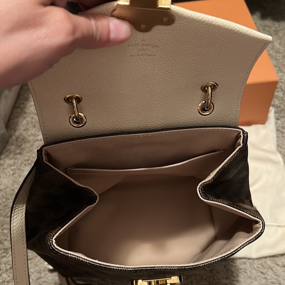 louis vuitton clapton backpack discontinued Damier Ebene/Creme Mautto Louis Vuitton Louis Vuitton Clapton | Authenticated